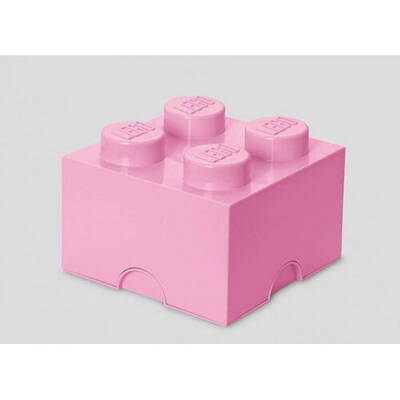 Room Copenhagen Cutie depozitare LEGO 2x2 roz deschis