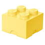 Room Copenhagen Cutie depozitare LEGO 2x2 galben deschis