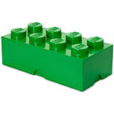 Room Copenhagen Cutie depozitare LEGO 2x4 verde închis