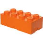 Room Copenhagen Cutie depozitare LEGO 2x4 portocaliu