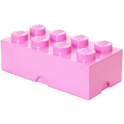 Room Copenhagen Cutie depozitare LEGO 2x4 roz deschis