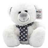 TULILO Plush toy Silver collection - Teddy bear white 25 cm