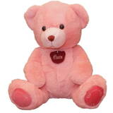 Plush toy Teddy Bear Olaf pink 34 cm
