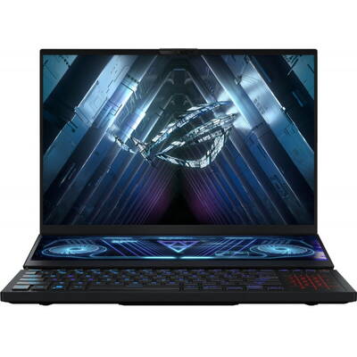 Laptop Asus Gaming 16'' ROG Zephyrus Duo 16 GX650RS, QHD+ 165Hz, Procesor AMD Ryzen 9 6900HX (16M Cache, up to 4.9 GHz), 64GB DDR5, 2x 2TB SSD, GeForce RTX 3080 8GB, Win 11 Home, Black