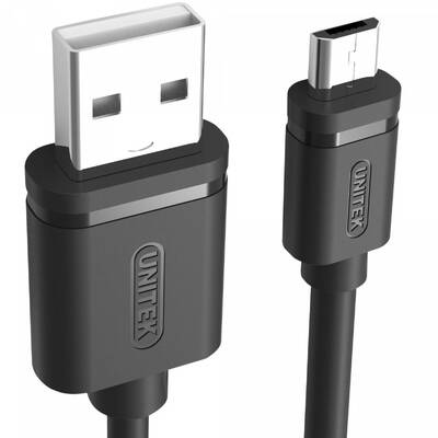 Unitek cablu USB2.0 AM-microUSB BM, 1,5m; Y-C434GBK