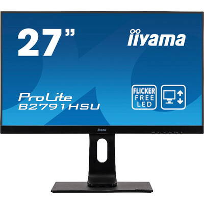 Monitor IIyama ProLite B2791HSU-B1 27 inch 1 ms Negru 75 Hz