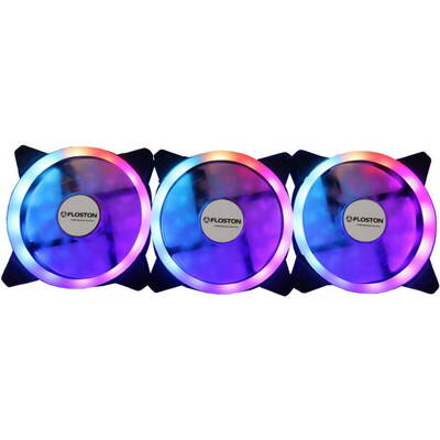 Floston Ventilator Halo RGB Three Fan Pack