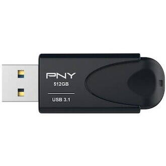 Memorie USB PNY Attache FD512ATT431KK-EF, 512GB, USB 3.1, Negru