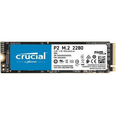 SSD Crucial P2 1TB PCI Express 3.0 x4 M.2 2280