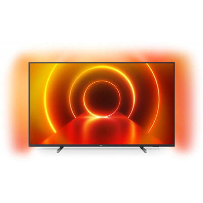 Televizor Philips LED Smart TV 75PUS7805/12 Seria PUS7805/12 189cm gri-negru 4K UHD HDR Ambilight cu 3 laturi