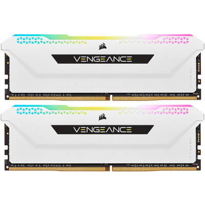 Memorie RAM Corsair Vengeance RGB PRO SL White 32GB DDR4 3600MHz CL18 Dual Channel Kit