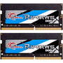 Memorie Laptop G.Skill Ripjaws 64GB, DDR4, 3200MHz, CL22, 1.2v, Dual Channel Kit