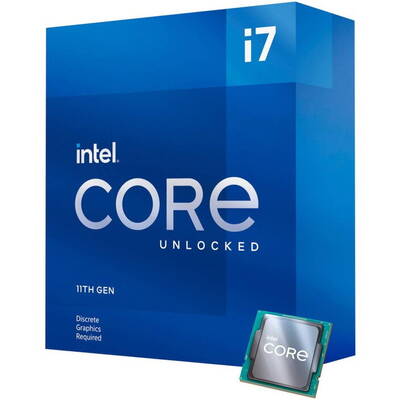 Procesor Intel Rocket Lake, Core i7 11700KF 3.6GHz box