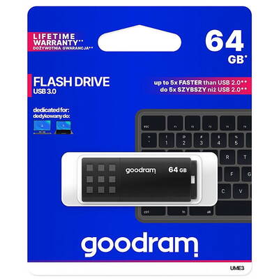Memorie USB GOODRAM UME3 64GB USB 3.0 Black