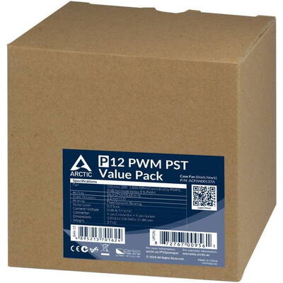 ARCTIC Ventilator AC P12 PWM PST Value 5-Pack
