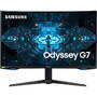 Monitor Samsung LED Gaming Odyssey G7 LC32G75TQSRXEN Curbat 31.5 inch 1 ms Negru HDR G-Sync Compatible &amp; FreeSync Premium Pro 240 Hz