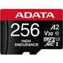 Card de Memorie ADATA Micro SDXC High Endurance Clasa 10 UHS-I 256GB + Adaptor