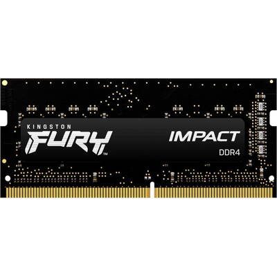 Memorie Laptop Kingston FURY Impact, 16GB, DDR4, 2666MHz, CL15, 1.2v