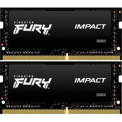 Memorie Laptop Kingston FURY Impact, 16GB, DDR4, 3200MHz, CL20, 1.2v, Dual Channel Kit