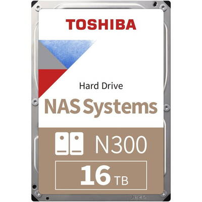 Hard Disk Toshiba N300 16TB SATA-III 7200RPM 512MB Bulk