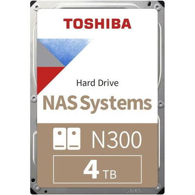 Hard Disk Toshiba N300 NAS 4TB SATA 3.5inch 7200rpm 256MB Bulk