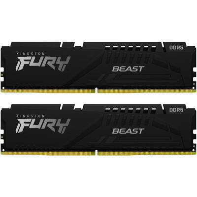 Memorie RAM Kingston FURY Beast 32GB DDR5 5200MHz CL40 Dual Channel Kit