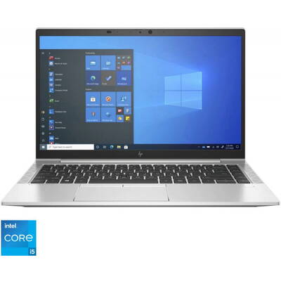 Ultrabook HP 14'' EliteBook 840 G8, FHD IPS, Procesor Intel Core i5-1135G7 (8M Cache, up to 4.20 GHz), 16GB DDR4, 512GB SSD, Intel Iris Xe, Win 10 Pro, Silver
