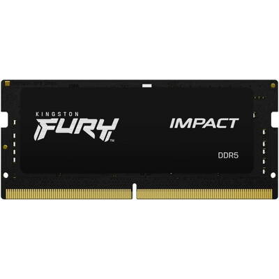 Memorie Laptop Kingston FURY Impact, 16GB, DDR5, 4800MHz, CL38, 1.1v