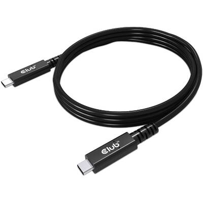 CLUB 3D Cablu bidirecțional CAC-1571 certificat USB4 Type-C Gen3x2 40Gbps 8K60Hz 100W PowerDelivery MM 0,8m