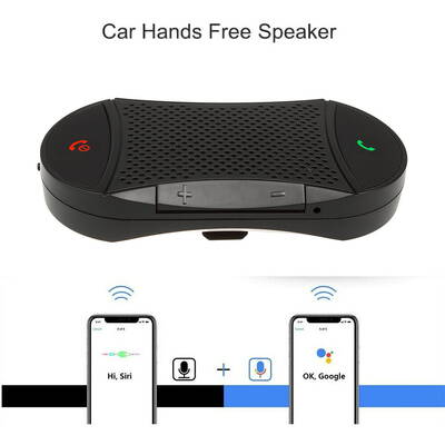 Casti Bluetooth Sistem hands-free pentru mașină Audiocore AC350 Bluetooth cu senzor de mișcare Sistem hands-free pentru mașină Suportă Siri și Google Assistant