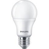 Pachet 3 becuri LED Philips A60, E27, 5.5W (40W), 470 lm, lumina alba calda (2700K)