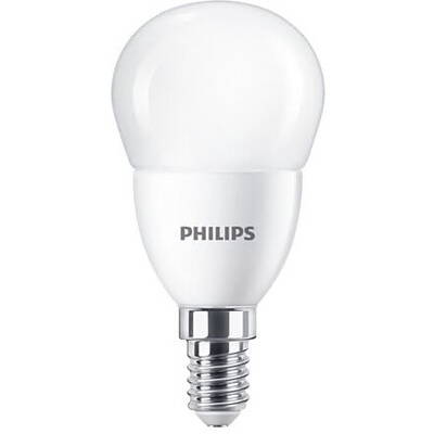 Pachet 2 becuri LED Philips P48, EyeComfort, E14, 7W (60W), 806 lm, lumina alba calda (2700K)