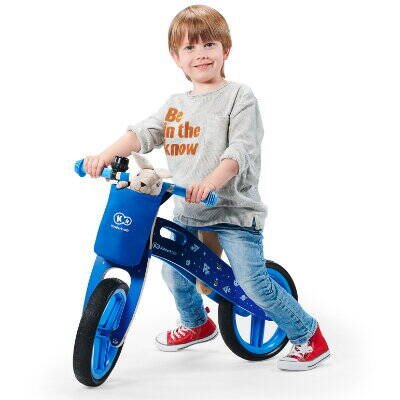 Bicicleta de echilibru  Kinderkraft KKRRUNGBLU00AC