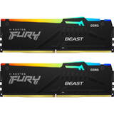 Memorie RAM Kingston FURY Beast RGB 32GB DDR5 4800MHz CL38 Dual Channel Kit
