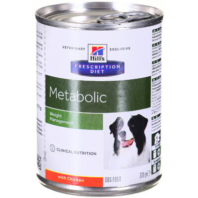 HILL'S PD Metabolic - Rață și prepeliță - hrană umedă pentru câini - 156 g