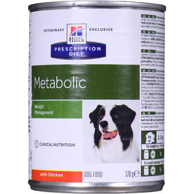 HILL'S PD Metabolic - Rață și prepeliță - hrană umedă pentru câini - 156 g