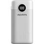 ADATA Baterie externa P10000QCD, 10000 mAh, 2x USB, 1x USB-C, 3A, Quick Charge 3.0, White