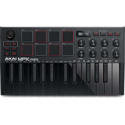 AKAI MPK Mini MK3 Control tastatură Pad controller MIDI USB Negru
