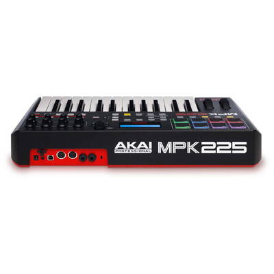 AKAI MPK 225 Tastatură de control Pad Controler MIDI USB RGB Negru
