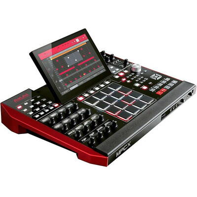 AKAI MPC X Stație de producție muzicală autonomă Sampler MIDI USB Negru, Roșu