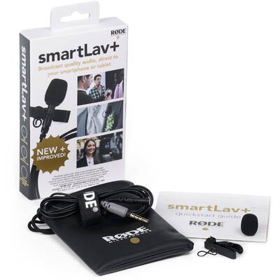 Microfon Rode smartLav+ Black Lavalier/Rever