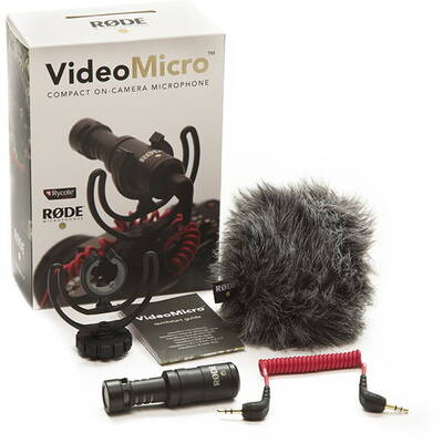 Microfon Rode VideoMicro Black  pentru cameră digitală