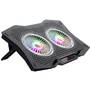 Coolpad Laptop Havit F2072 Cooling Pad Laptop, 2 ventilatoare, 7 unghiuri de inclinatie, iluminare RGB