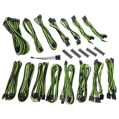 Modding PC BITFENIX Alchemy 2.0 PSU Cable Kit, EVG-Series - Negru / Verde