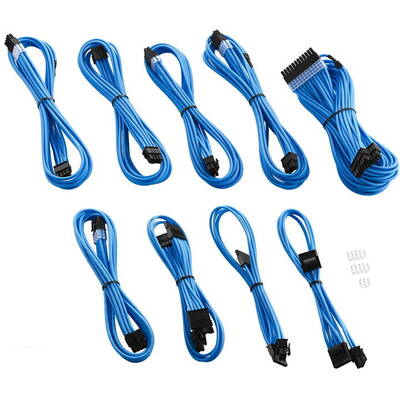 Modding PC CableMod C-Series PRO ModMesh Cable Kit pentru Corsair AXi/HXi/RM (Yellow Label) - Albastru