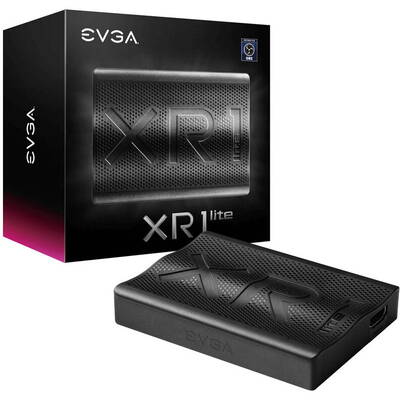 Placa de Captura EVGA XR1 Lite Capture Device, 4K Pass Through, Audio Mixer - USB 3.0