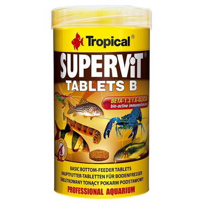 TROPICAL Supervit Tablets B - hrana pentru peste - 150g