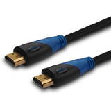 SAVIO CL-07 Cablu HDMI 3 m HDMI Tip A (Standard) Negru, Albastru
