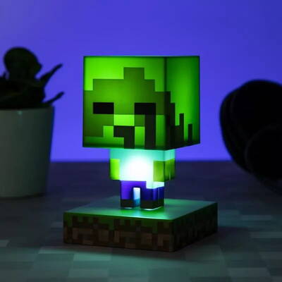 Paladone Lampa de veghe Minecraft Zombie 3D , 10cm  PP6592MCF