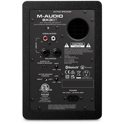 M-AUDIO BX3 BT 2x difuzoare Negru cu fir + Bluetooth 50 W